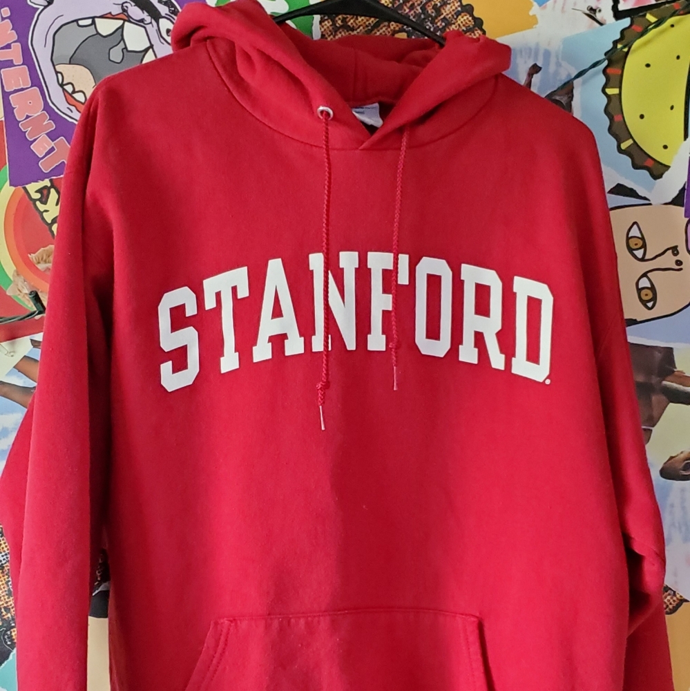 STANFORD UNIVERSITY CHAMPION HOODIE SIZE LARGE